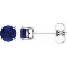 Load image into Gallery viewer, 14k Gold Birthstone Studs