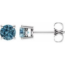 Load image into Gallery viewer, 14k Gold Birthstone Studs