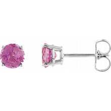 Load image into Gallery viewer, 14k Gold Birthstone Studs