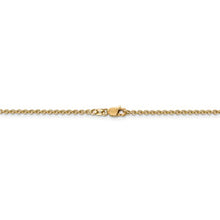 Load image into Gallery viewer, 14k Gold 2mm Cable Pendant Chain
