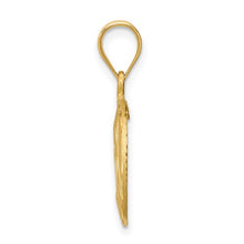 Load image into Gallery viewer, 14K Brushed Diamond-Cut Virgin Mary Pendant