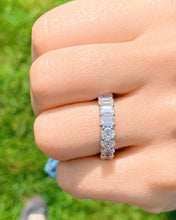 Load image into Gallery viewer, Dual Diamond Eternity Band