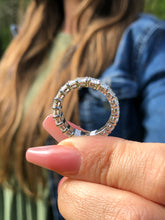 Load image into Gallery viewer, Dual Diamond Eternity Band
