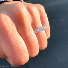 Load image into Gallery viewer, Wachler "U" Shape Asscher Cut Half Way Band 2.8ct
