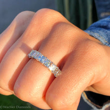 Load image into Gallery viewer, Wachler "U" Shape Asscher Cut Half Way Band 2.8ct