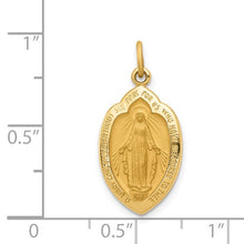 Load image into Gallery viewer, 14k Yellow Gold Miraculous Medal