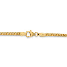 Load image into Gallery viewer, 14k Gold 3mm Franco Chain