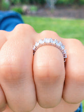 Load image into Gallery viewer, Radiant Cut Cut Eternity Band 5 CT
