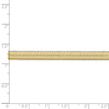 Load image into Gallery viewer, 14k Yellow Gold 5.5mm Silky Herringbone Chain