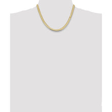 Load image into Gallery viewer, 14k Yellow Gold 5.5mm Silky Herringbone Chain