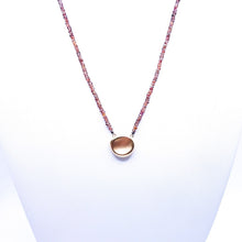 Load image into Gallery viewer, 14kt Gold Pendant with Tourmaline Bead Necklace