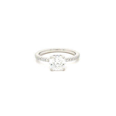 Tiffany Engagement Ring in Platinum 1.25ct H color