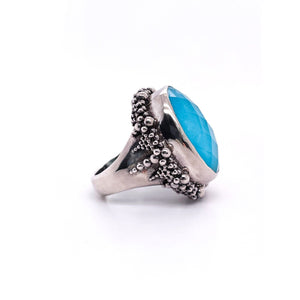 Stephen Dweck Turquoise Cocktail Ring