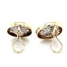 Load image into Gallery viewer, 14K Yellow Gold Earrings With 58 Round Diamonds, 2.30TW