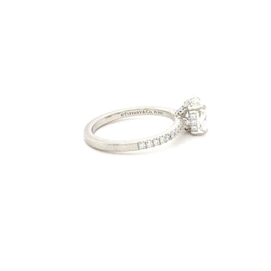 Tiffany Engagement Ring in Platinum 1.25ct H color