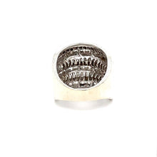 Load image into Gallery viewer, 14K White Gold Ring With Round Diamonds &amp; Baguettes, 3.61TW