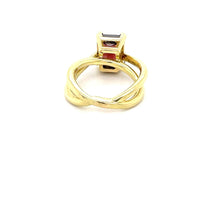 Load image into Gallery viewer, 18K Yellow Gold Ring With Pink Tourmaline Made By Jose Hess