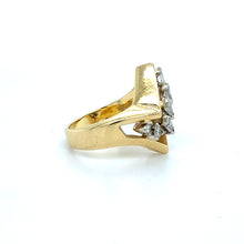 Load image into Gallery viewer, 18k Diamond Ring with Diamonds Size 6.5 Wachler Original