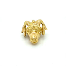 Load image into Gallery viewer, 18k Gold Ram Pendant