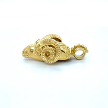 Load image into Gallery viewer, 18k Gold Ram Pendant