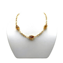 Load image into Gallery viewer, David Yurman Citrine 18k Yellow Gold Toggle Necklace