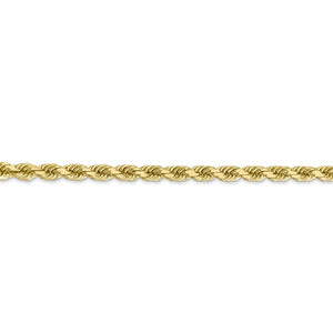 14k Yellow Gold 4mm Diamond Cut Rope Chain