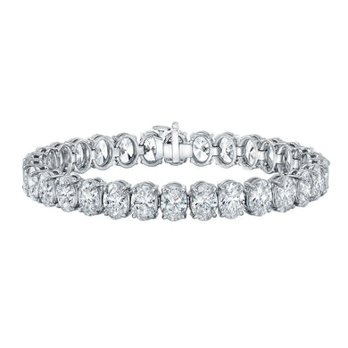 Oval Cut Diamond Bracelet, Bracelet,  - [Wachler]