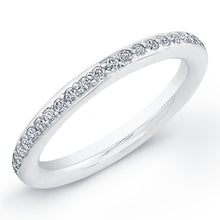 Load image into Gallery viewer, Diamond and Platinum Wedding Band, Wedding Bands,  - [Wachler]
