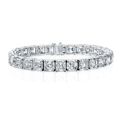 Asscher Cut Diamond Bracelet, Bracelet,  - [Wachler]
