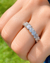 Load image into Gallery viewer, Dual Diamond Eternity Band