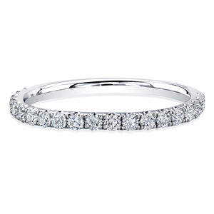 Round Diamond White Gold Wedding Band, Wedding Bands,  - [Wachler]