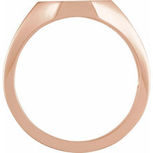 Load image into Gallery viewer, 14K Gold 12.4x12.1 mm Men&#39;s Octagon Signet Ring