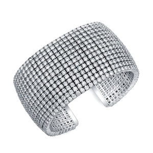 13 Row Diamond Cuff, Bracelet,  - [Wachler]