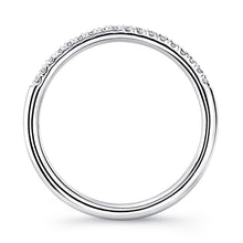 Load image into Gallery viewer, 18k White Gold Petite Diamond Wedding Band, Wedding Bands,  - [Wachler]