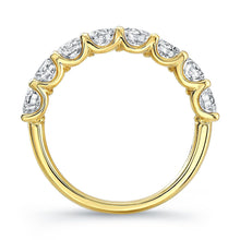 Load image into Gallery viewer, Round Diamond Yellow Gold Eternity Band, Wedding Bands,  - [Wachler]