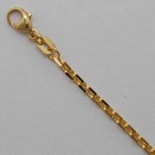 Load image into Gallery viewer, 14k Gold 2.4mm Diamond Cut Cable Chain