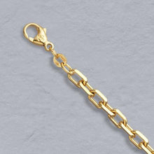 Load image into Gallery viewer, 14k Gold 4.5mm Diamond Cut Cable Chain