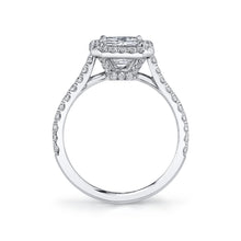 Load image into Gallery viewer, Elongated Cushion Halo Engagement Ring, Engagement Ring,  - [Wachler]