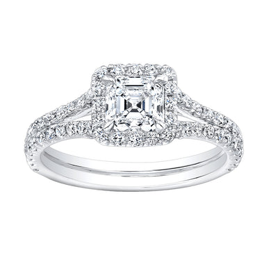 Asscher Cut Diamond Engagement Ring, Engagement Ring,  - [Wachler]