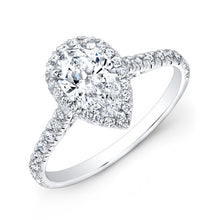 Load image into Gallery viewer, Pear Shaped Diamond Engagement Ring, Engagement Ring,  - [Wachler]