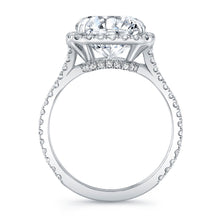 Load image into Gallery viewer, Asscher Cut Diamond Engagment Ring with Pave Halo, Engagement Ring,  - [Wachler]