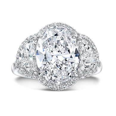 Oval Cut Diamond Engagement Ring, Engagement Ring,  - [Wachler]