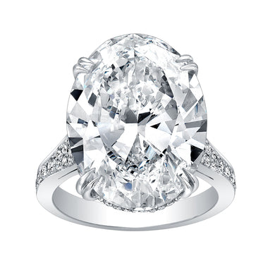 Oval Cut Diamond Engagement Ring, Engagement Ring,  - [Wachler]