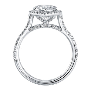 2.5 Carat Pear Shape Diamond Engagement Ring, Engagement Ring,  - [Wachler]