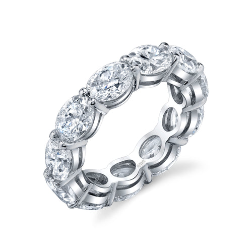 Oval Diamond Eternity Band, Bridal,  - [Wachler]