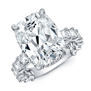 Cushion Cut Diamond Engagement Ring, Engagement Ring,  - [Wachler]