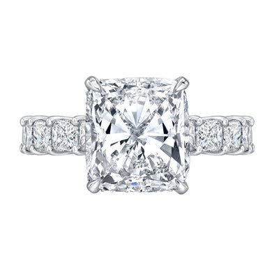 Cushion Cut Diamond Engagement Ring, Engagement Ring,  - [Wachler]