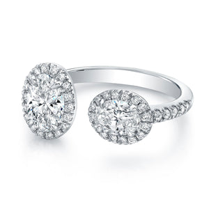 Unique Oval Diamond Fashion Ring, Fashion Rings,  - [Wachler]