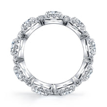 Load image into Gallery viewer, Square Cut Diamond Eternity Band, Bridal,  - [Wachler]