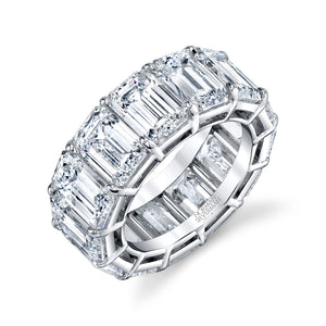 Emerald Cut Eternity Ring, Bridal,  - [Wachler]
